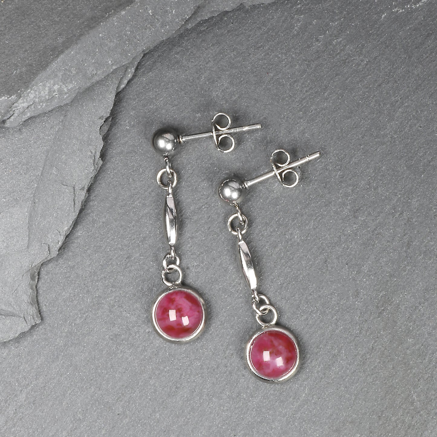 6mm Simple Drop Earrings - Calla Lilly