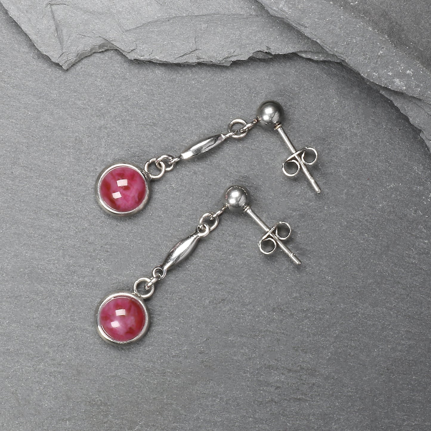 6mm Simple Drop Earrings - Calla Lilly