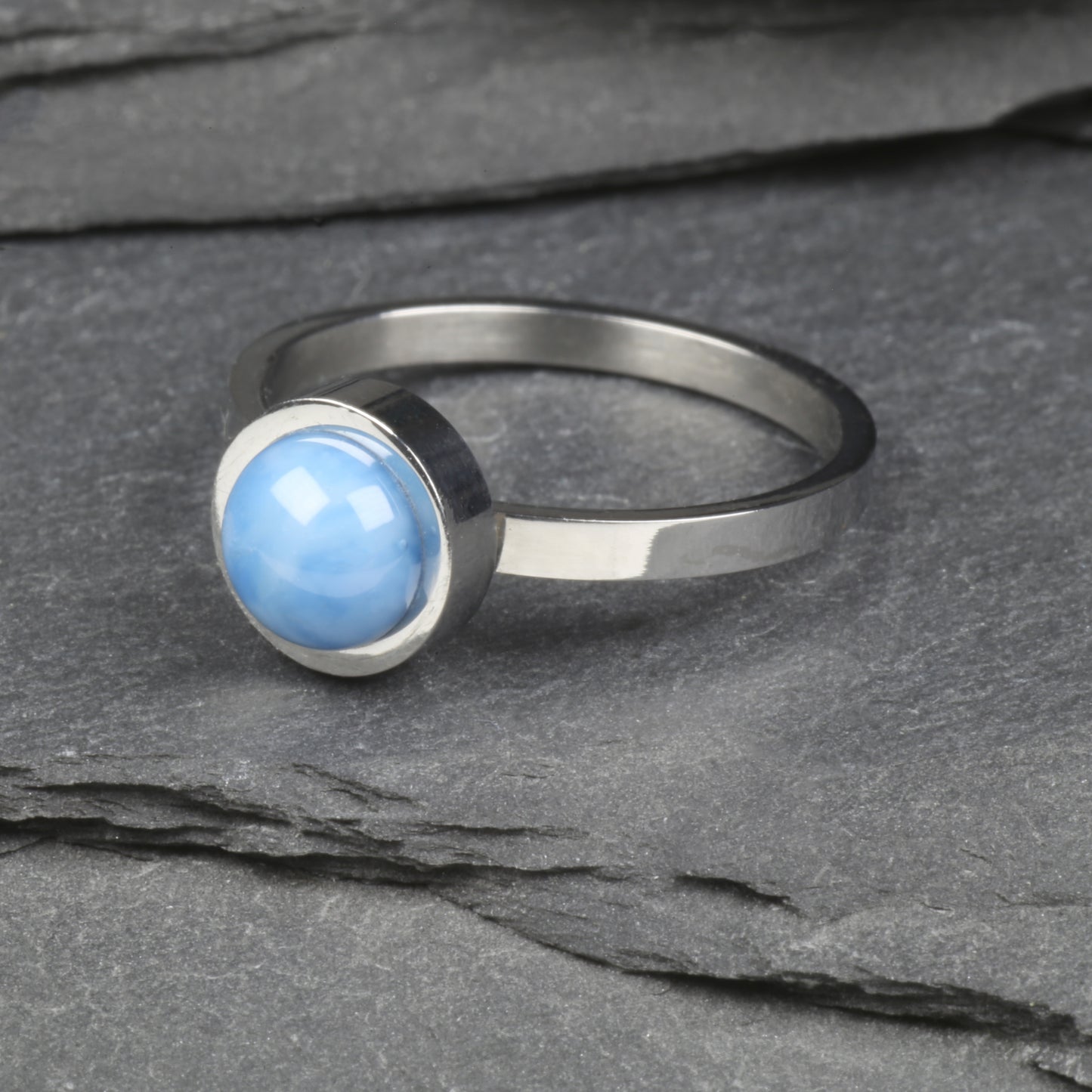 6mm Ring - Light Blue (L)