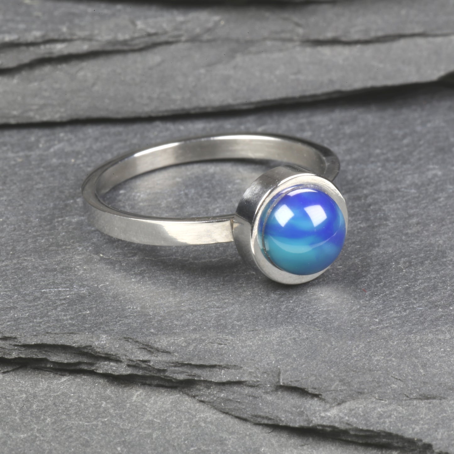 6mm Ring - Turquoise Mix (L)