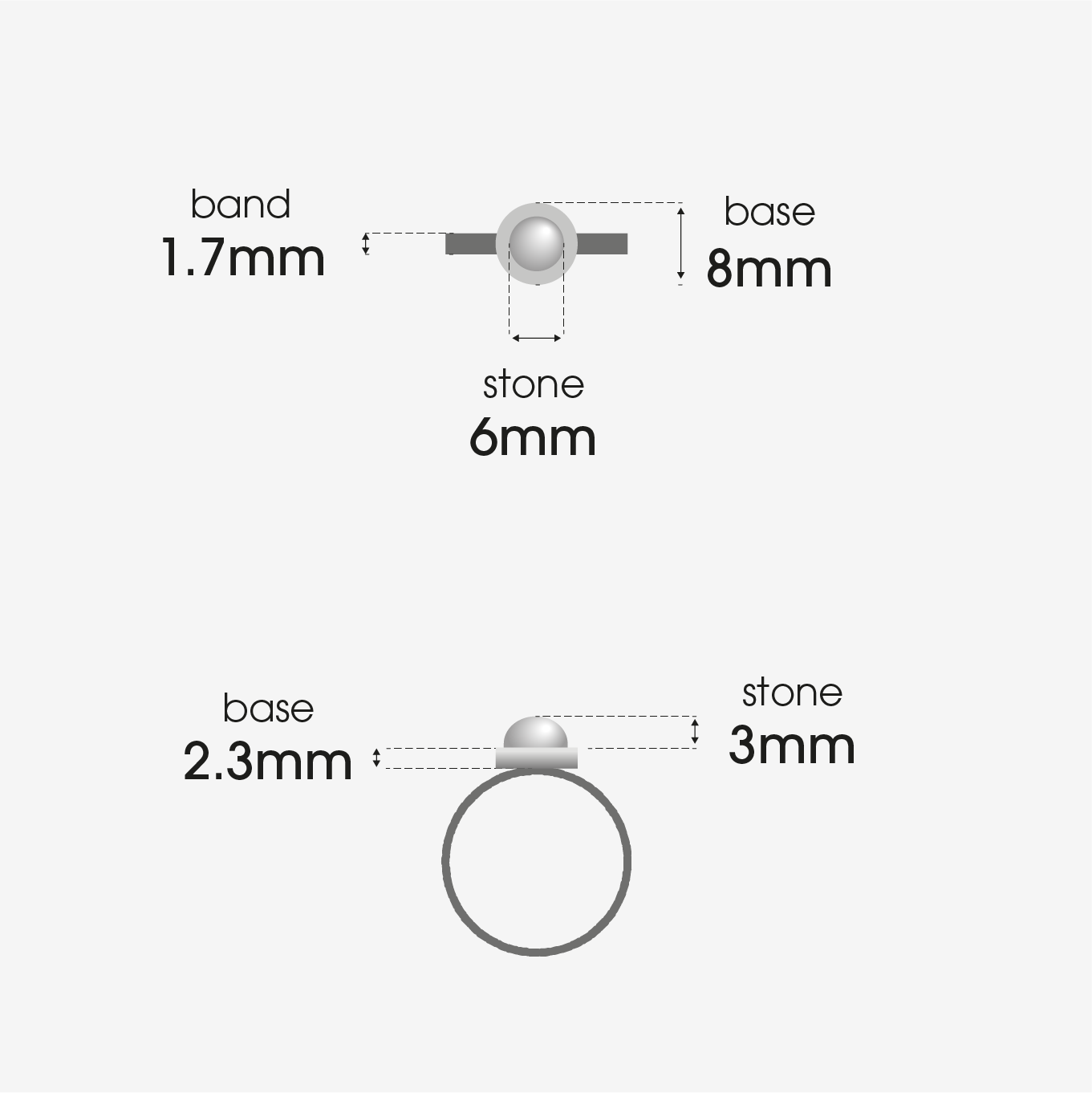 6mm Ring - Orchid (L)